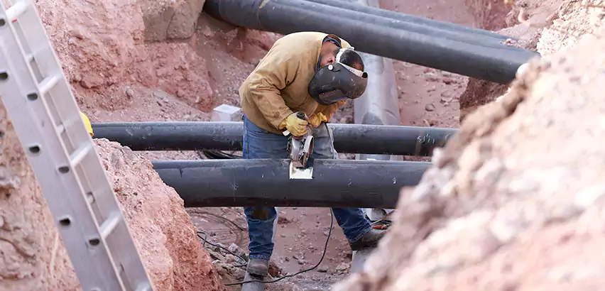 Cast Iron Sewer Pipe Replacement in Redan